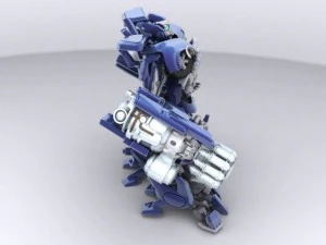 ironhide robotik karakter 3D Model