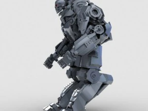 skull robot 3D Model