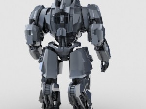 skull robot 3D 모델