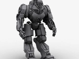 skull robot 3D Model