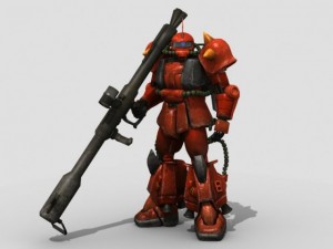 robot zaku Model 3D