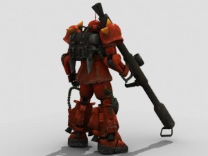 robot zaku 3Dモデル