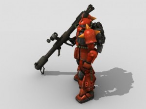 robot zaku 3Dモデル