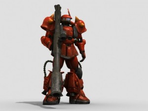 robot zaku 3Dモデル