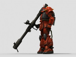 robot zaku 3Dモデル