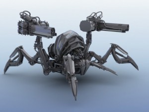 robot spider Model 3D