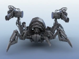 ロボットスパイダー 3Dモデル