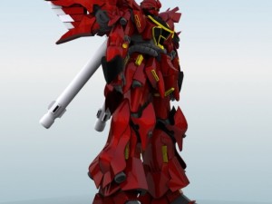 msn06s sinanju ver ka 3D Model