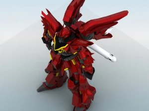 msn06s sinanju ver ka 3D Model