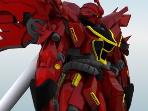msn06s sinanju ver ka 3D Model