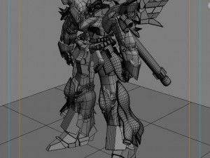 msn06s sinanju ver ka 3D Model