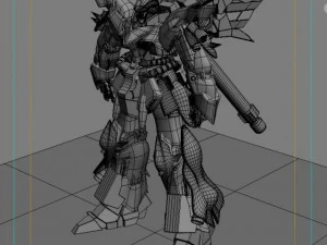 msn06s sinanju ver ka 3D Model