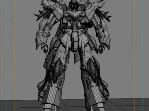 msn06s sinanju ver ka 3D Model