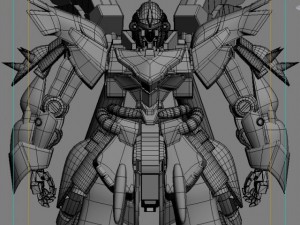 msn06s sinanju ver ka 3D Model