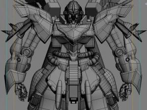 msn06s sinanju ver ka 3D Model