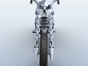 sci fi motorcycle Modèle 3D