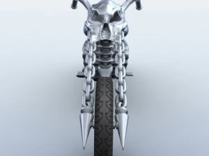 sci fi motorcycle 3D Model