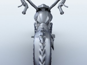 sci fi motorcycle Modèle 3D