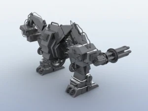 ロボット10 3Dモデル