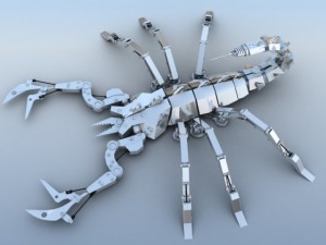 mechanical scorpion 3Dモデル