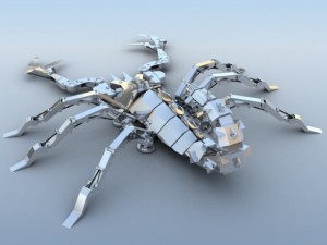 mechanical scorpion 3Dモデル