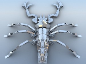 mechanical scorpion 3Dモデル