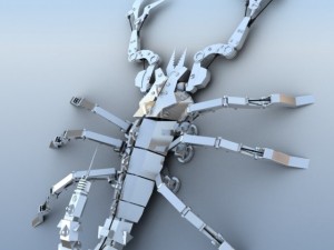 mechanical scorpion 3Dモデル