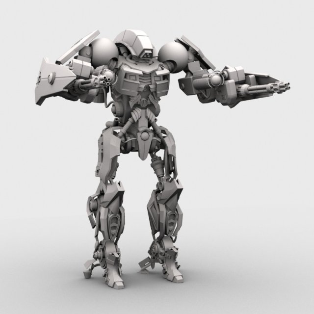 robot 15 Modelo 3D .c4d .max .obj .3ds .fbx .stl .blend 