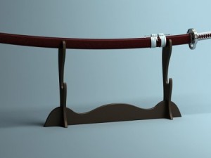 japanese katana collection 3D मॉडल