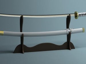 japanese katana collection 3D मॉडल
