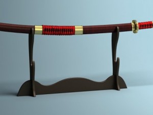 japanese katana collection 3D मॉडल