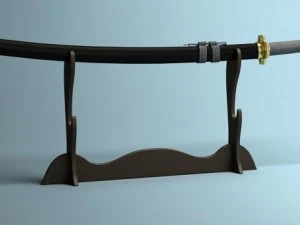 japanese katana collection 3D Model