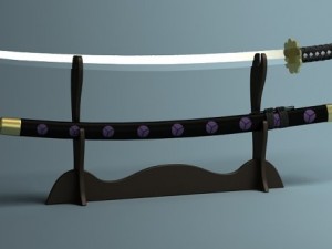 japanese katana collection 3D मॉडल