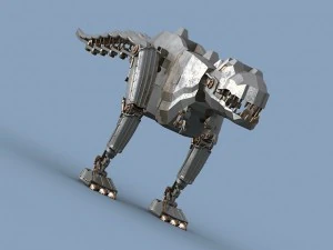 mekanik dinozor 3D Model