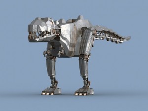 mechanical dinosaur 3D Model