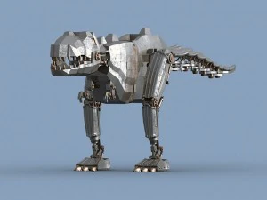 mekanik dinozor 3D Model