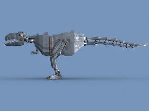 mekanik dinozor 3D Model