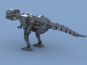 mechanical dinosaur 3D Model