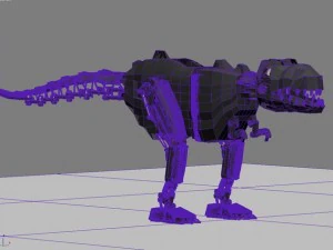 mekanik dinozor 3D Model