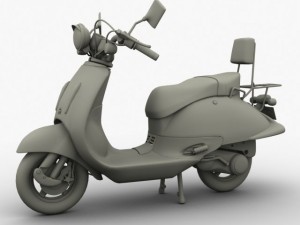scooter 3D 모델