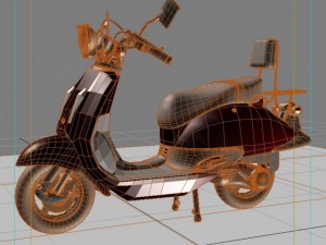 scooter 3D 모델