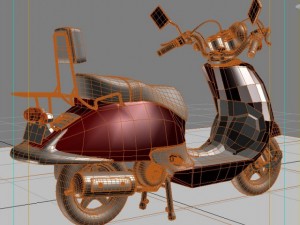 scooter 3D 모델