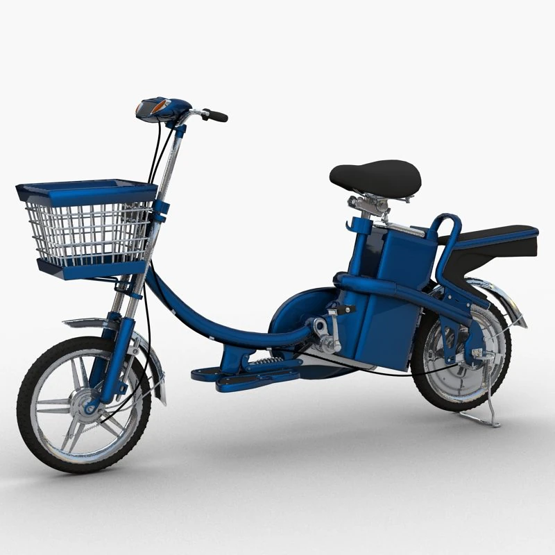 electric bike 3D Model .c4d .max .obj .3ds .fbx .stl .blend 