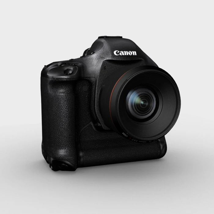 canon eos 1d markiii 3D Model .c4d .max .obj .3ds .fbx .stl .blend