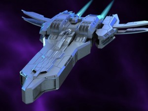 spaceship 3D मॉडल