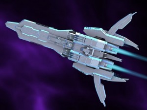 spaceship 3D मॉडल