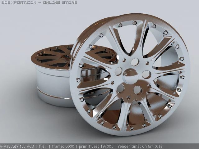 acura rim 3D Model .c4d .max .obj .3ds .fbx .stl .blend 