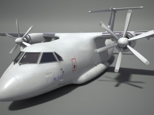 ilyushin il-112 3D Модель