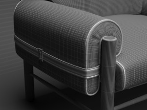 dean armchair 3D Model