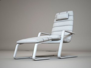 ikea boliden chair and footstool 3D मॉडल